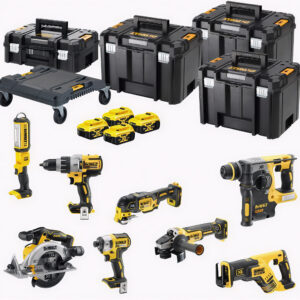 DeWalt DCK853P4T 8-delars förmånssats | 4x 18 V 5,0 Ah i T-Stak-väskor