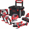 Milwaukee M18 FPP7C-503P | Powerpack 7-delad | 18V | Batteridrivet kombipaket (3x 5,0Ah) | Packout Trolley