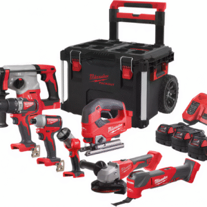 Milwaukee M18 FPP7C-503P | Powerpack 7-delad | 18V | Batteridrivet kombipaket (3x 5,0Ah) | Packout Trolley